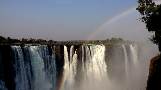 Africa rainbow spray victoria case - Download Free Stock Photos Pikwizard.com