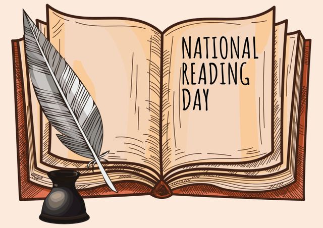 Premium Vector | A student stands reading a book international students day  oneline drawing