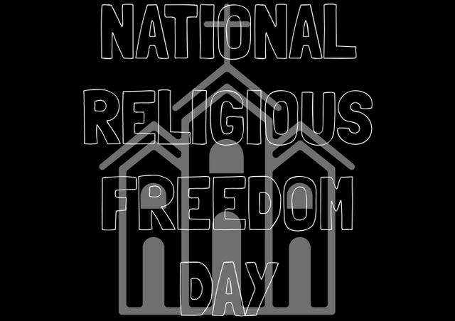 National religious freedom day over church against black background - Download Free Stock Photos Pikwizard.com