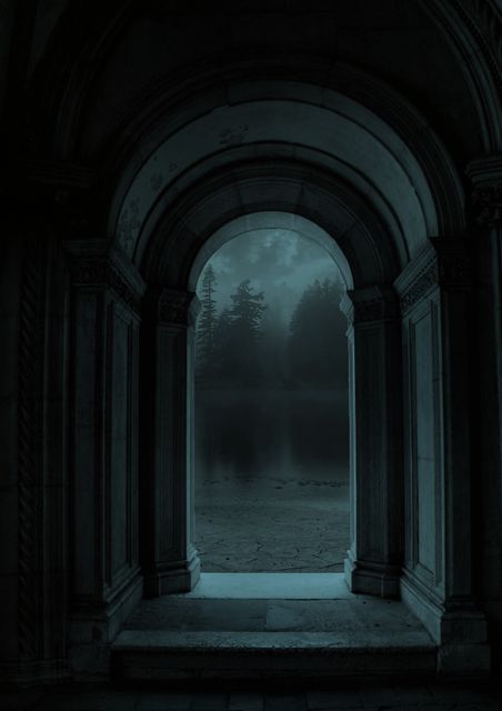 Arch architecture dark eerie - Download Free Stock Photos Pikwizard.com