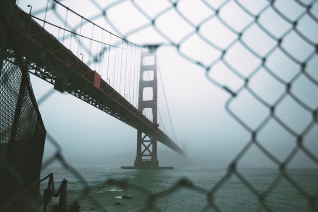 Golden Gate Bridge during a Foggy Weather - Download Free Stock Photos Pikwizard.com