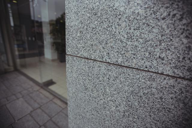 Close-up of modern granite wall in commercial building - Download Free Stock Photos Pikwizard.com