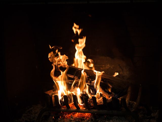 Fire fireplace flames  - Download Free Stock Photos Pikwizard.com