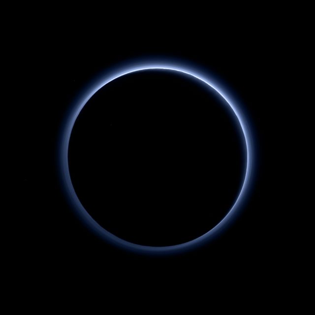 New Horizons Finds Blue Skies and Water Ice on Pluto - Download Free Stock Photos Pikwizard.com
