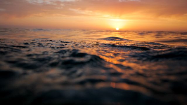 Ocean during Sunset - Download Free Stock Photos Pikwizard.com