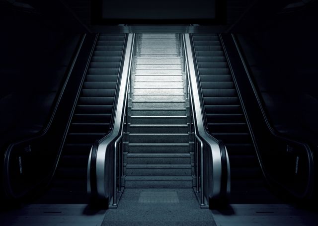an escalator - Download Free Stock Photos Pikwizard.com