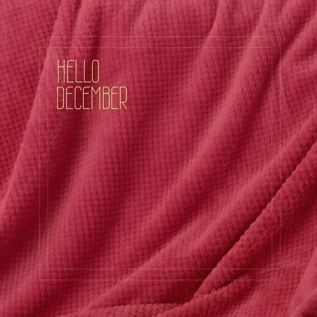 Composition of hello december text over pink background - Download Free Stock Templates Pikwizard.com