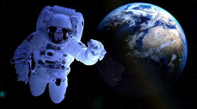 Astronaut Earth - Download Free Stock Photos Pikwizard.com