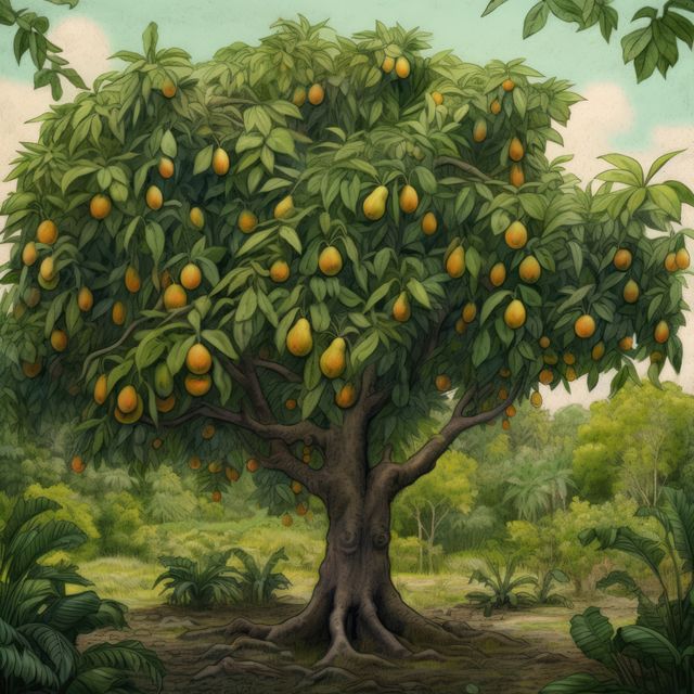 How to Draw Mango Tree - YouTube-saigonsouth.com.vn