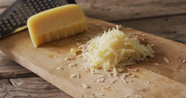 Premium Photo  Tasty cheese block and cheese grater isolated on white  background