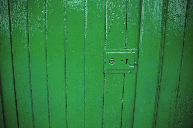 Green old door lock - Download Free Stock Photos Pikwizard.com