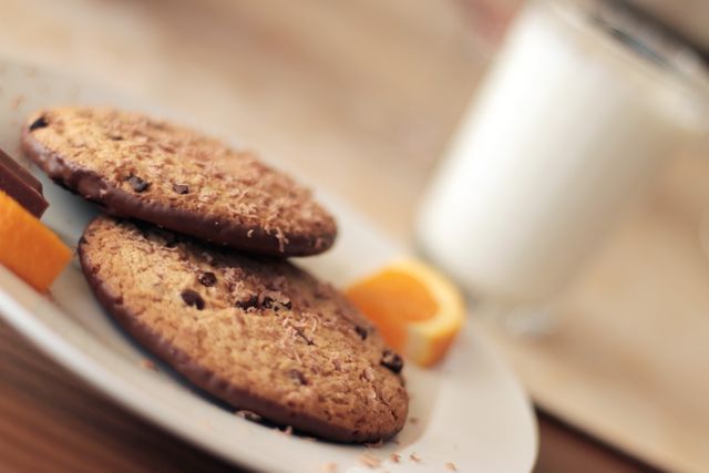 cookies and milk - Download Free Stock Photos Pikwizard.com