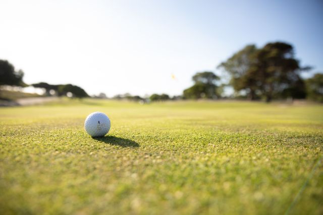 Golf ball on a golf course - Download Free Stock Photos Pikwizard.com