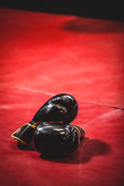 Pair of black boxing gloves - Download Free Stock Photos Pikwizard.com