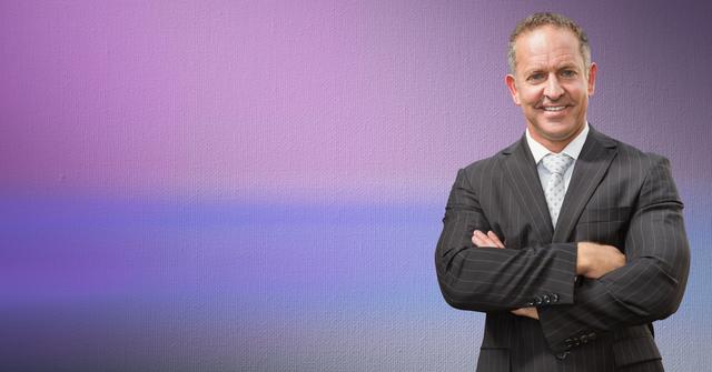 Portrait of businessman standing with arms crossed - Download Free Stock Photos Pikwizard.com