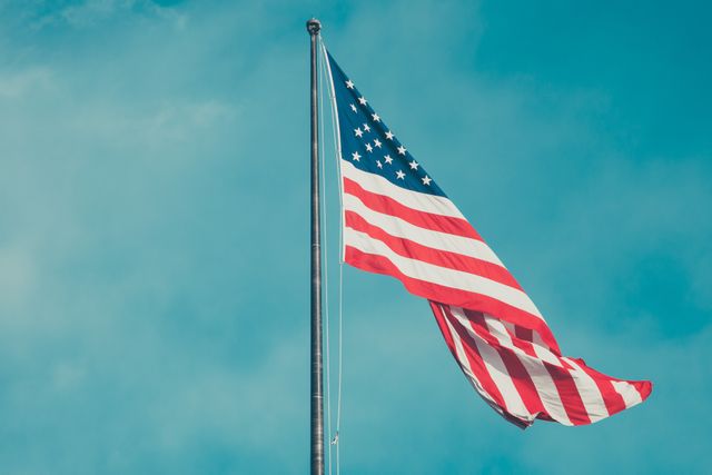 Usa flag star spangled banner - Download Free Stock Photos Pikwizard.com