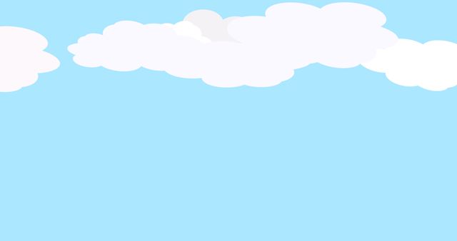 Illustrative image of white clouds against blue background, copy space - Download Free Stock Photos Pikwizard.com