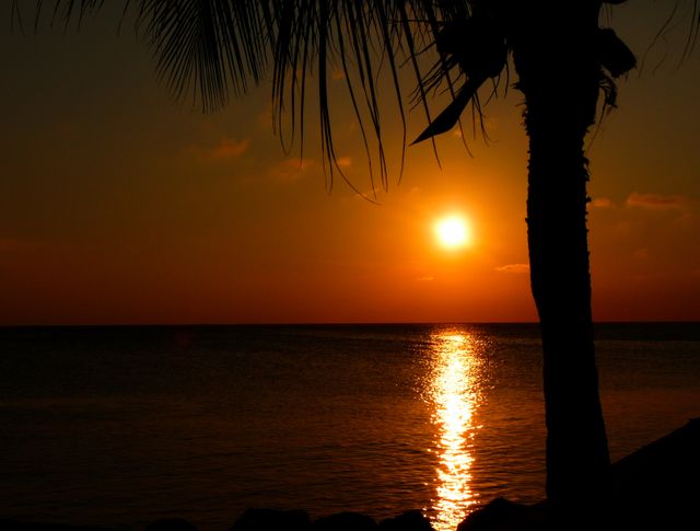 Sunset water ocean- Download Free Stock Photos Pikwizard.com
