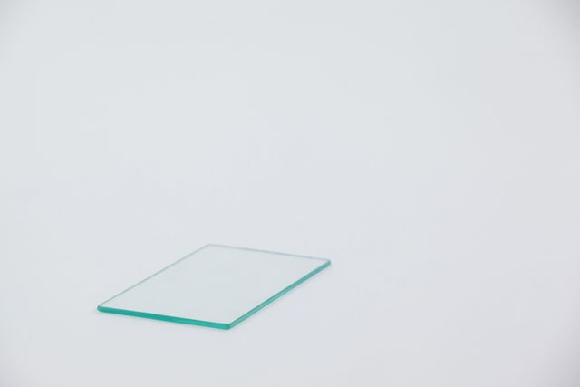 Sheet of glass on white background - Download Free Stock Photos Pikwizard.com