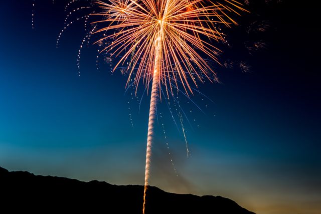 Yellow Fireworks Display during Night Time - Download Free Stock Photos Pikwizard.com