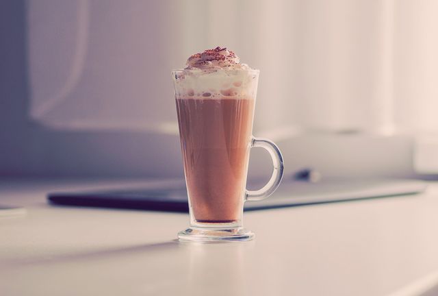 Coffee latte whipped cream- Download Free Stock Photos Pikwizard.com