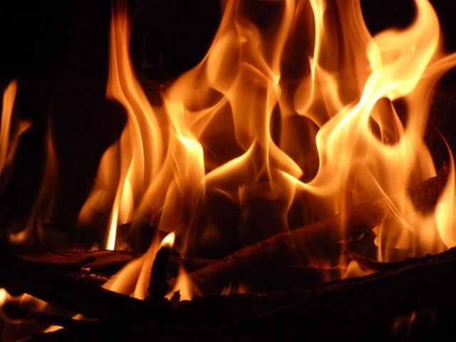 Fire fireplace flames winter - Download Free Stock Photos Pikwizard.com