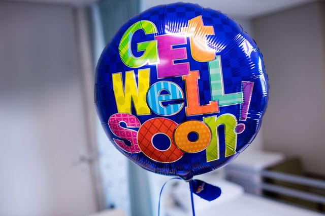 Get well soon balloon in hospital - Download Free Stock Photos Pikwizard.com