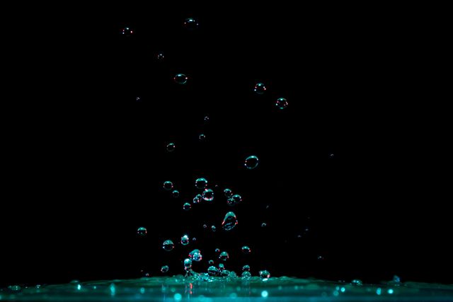 bubbles floating in water - Download Free Stock Photos Pikwizard.com