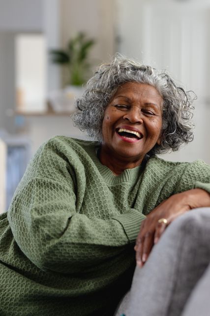 Portrait Elderly African American Lady Stock Photo by ©beichh4046
