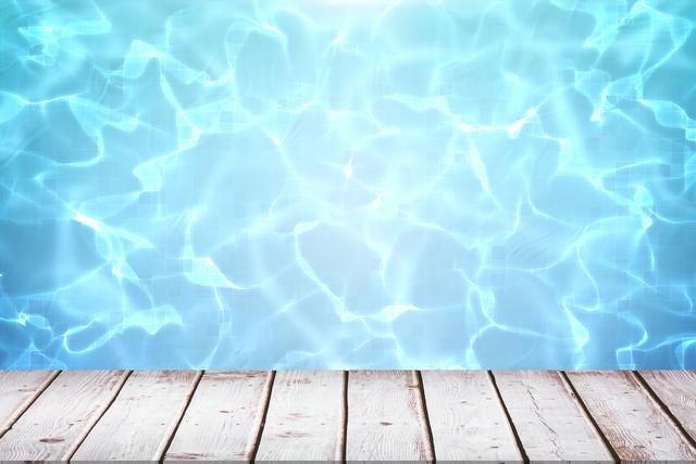 Wooden boards with pool water background - Download Free Stock Photos Pikwizard.com