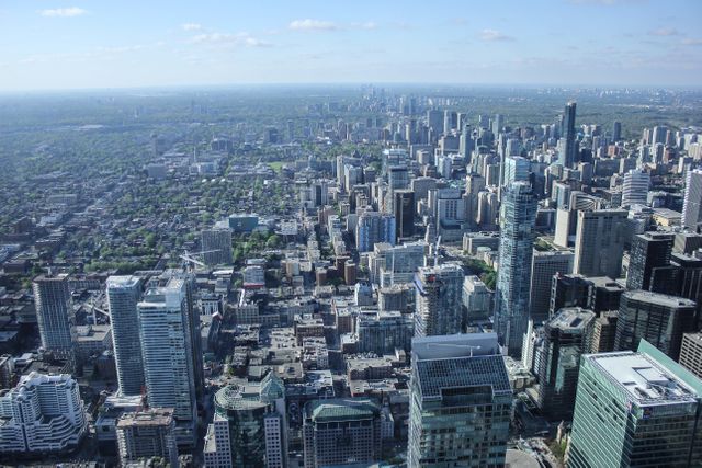City buildings aerial skyline - Download Free Stock Photos Pikwizard.com